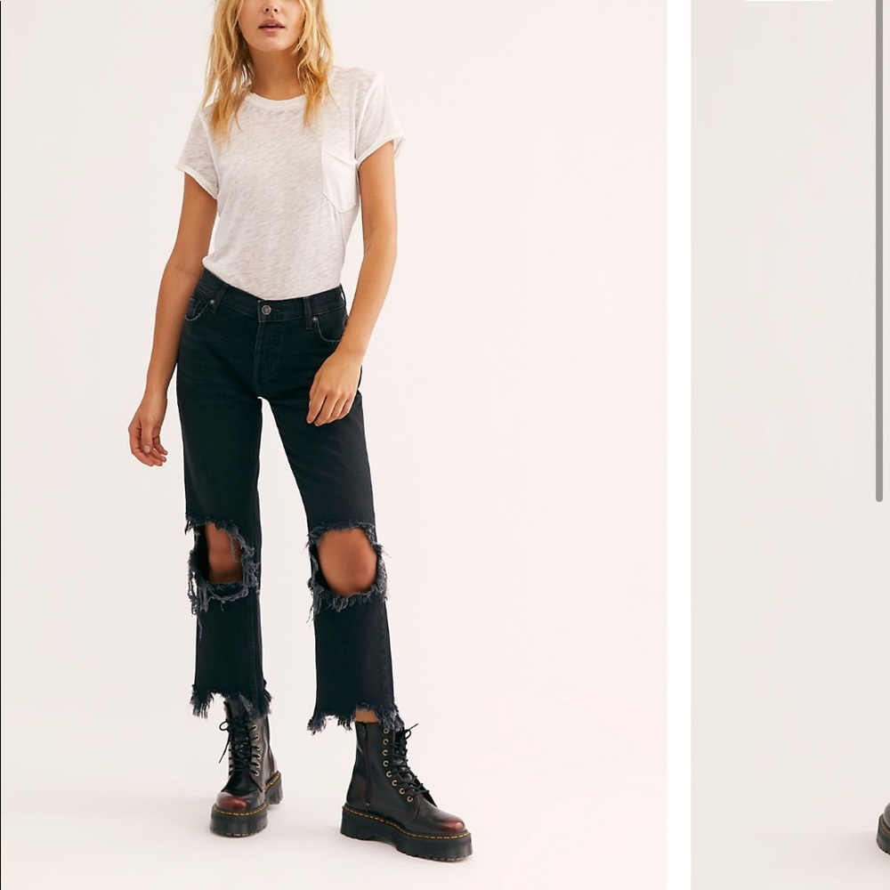 New with tags Free people Maggie straightleg jeans